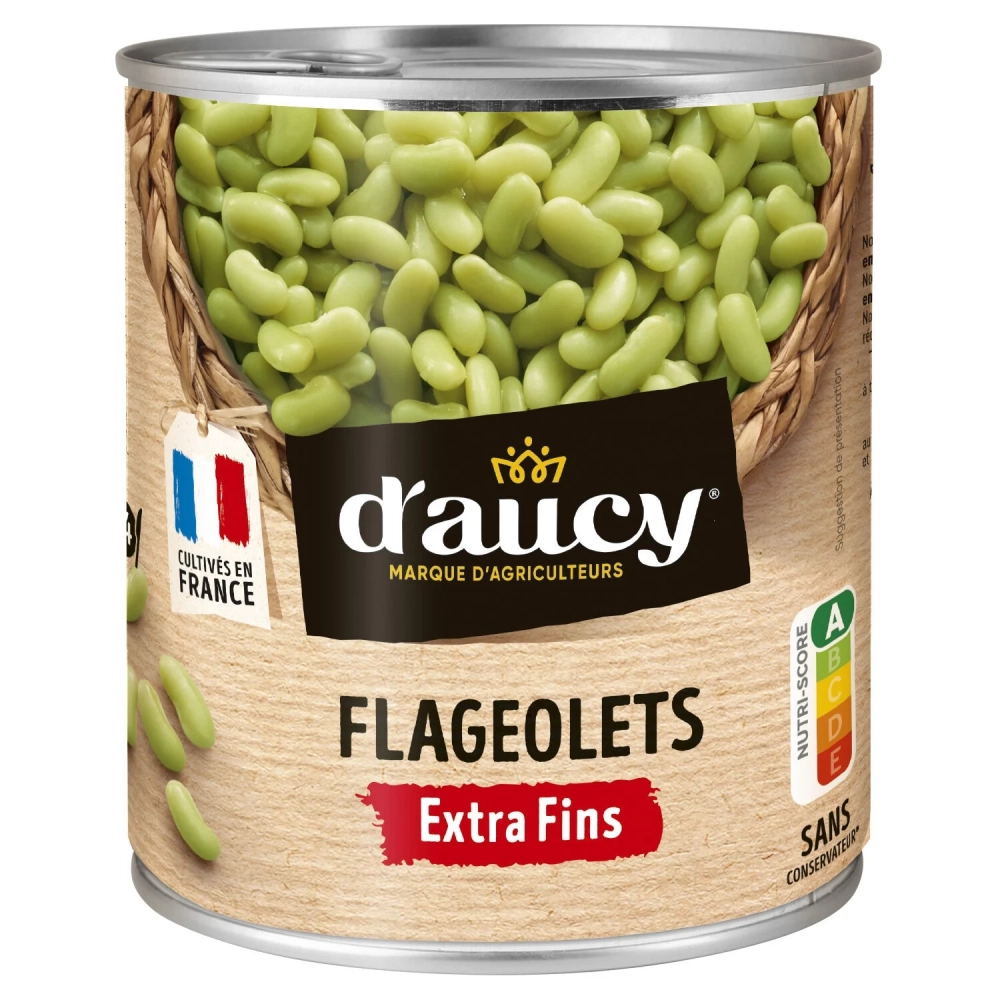 Flageolets Extra Fins 530g - D'aucy