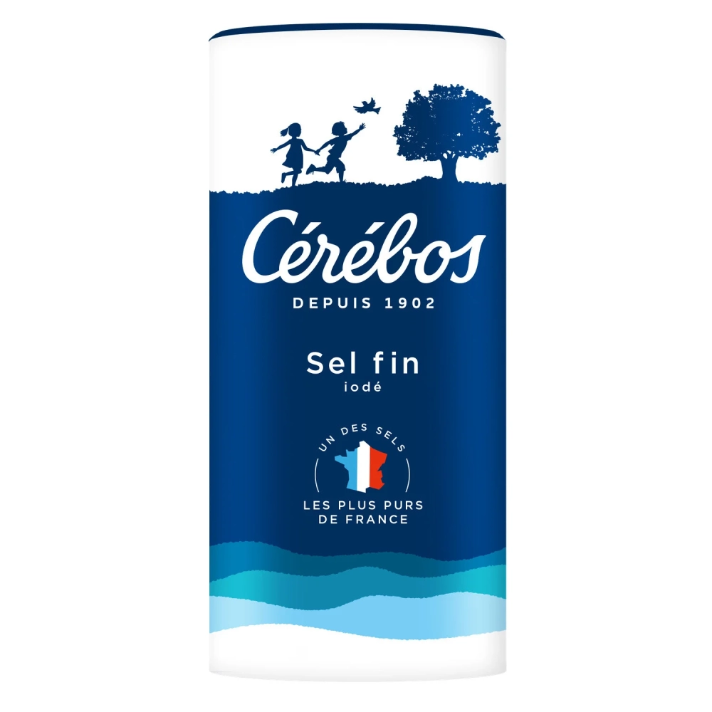 Sel fin iodé 500g - CEREBOS