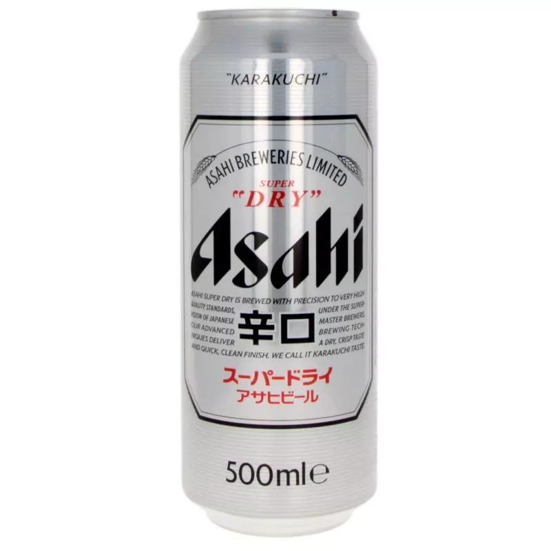 Пиво Asahi Super Dry в банке 5° 50cl - ASAHI