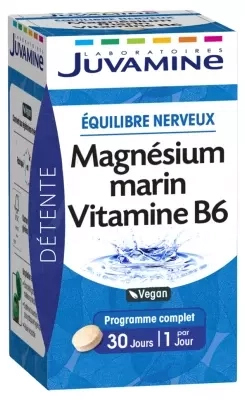 Marine Magnesium Vitamin B6 30 Tabletten – Juvamine